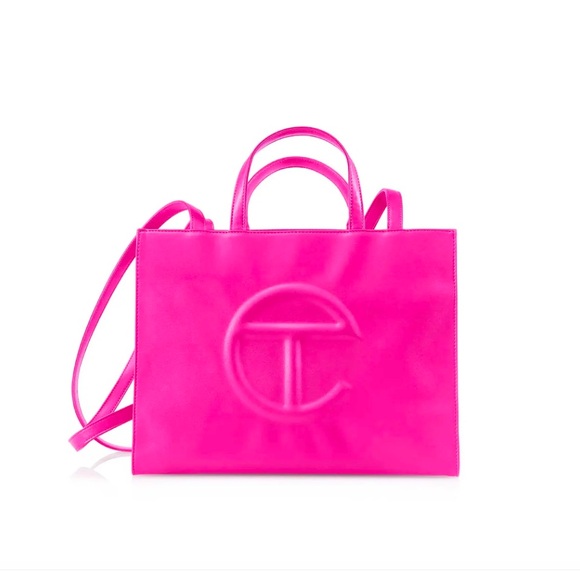 Telfar Neon Pink Tote Bag - Picture 1 of 1